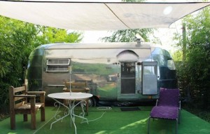 Our Airstream garden by day