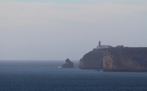 The lighthouse at Cabo St Vincent, the most southwesterly point in Europe