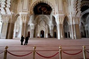 Just a fraction of the massive Hassan II mosque, Casablanca