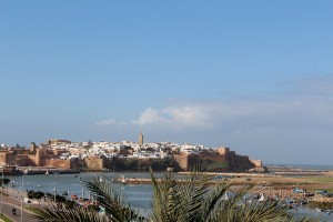 Rabat kasbah from across the river
