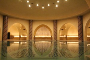 The yet-to-be used public baths below Hassan II mosque, Casablanca