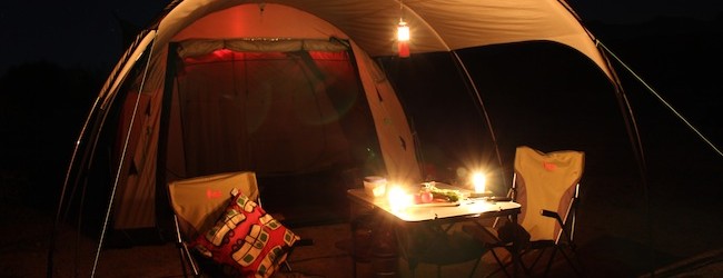 Our tented camp in the wild - bliss