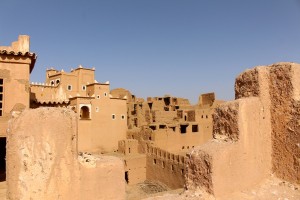 The ksar (walled village) next to the kasbah (walled house)