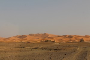 Kasbah in the dunes
