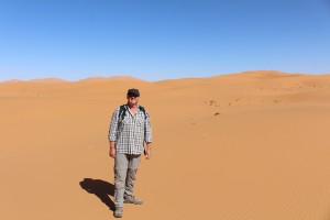 Standing in the Sahara desert - tick!