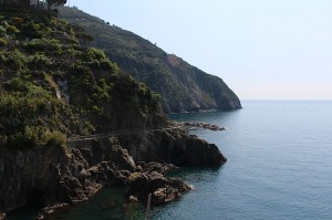 Part of the coastal walk of Cinque Terre