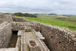 A good view from the toilet at Hadrian's Wall