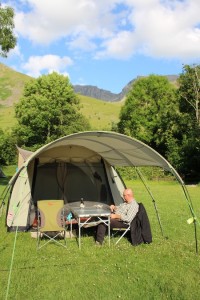 Camping in the shadow of Scafell Pike