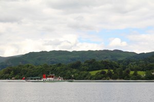 The elegant lines of one of the Ullswater Steamers