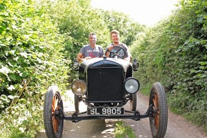 Charles and Andy in the Model T