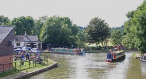 Foxton Locks can be a busy little intersection