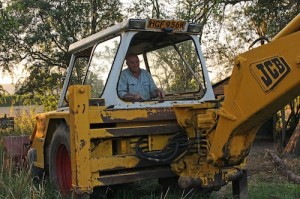 Geoff and the JCB