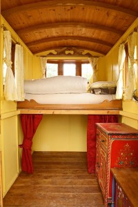 inside one of the wagons
