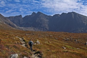 Hiking up to the Black Cuillin, Skye