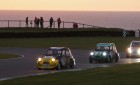 The sun sets, but the race goes on