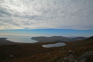 The view from the Cuillin - nearly high enough to touch the sky