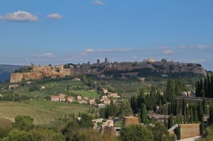 Orvieto on its hillside pedestal