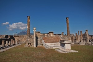Apollo's temple in Pompeii - prayers to the gods went unheard on that day