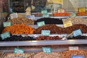 Athens fruit and veg market