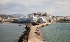 Naxos town as seen from the Portara
