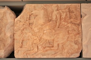 Sections of the Parthenon frieze that Elgin didn't steal