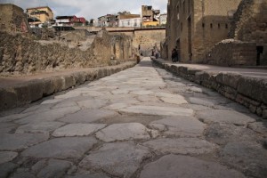 Smooth Herculaneum streets, courtesy of the porters union
