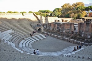Still used to this day - one of the amphitheatres of Pompeii