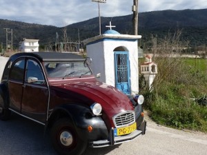Roadside shrine near Amvrakia, Greece