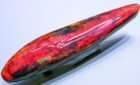 Red fire black opal
