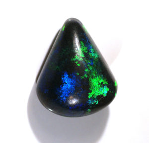 Black opals are never entirely black