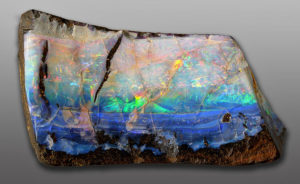 Boulder opals are indeed part boulder and part opal