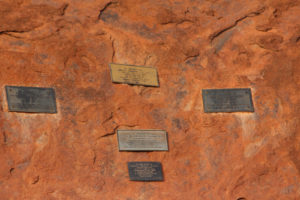 Testimony to some of those who have died climbing the rock