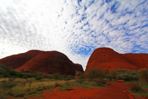 The highest point of Kata Tjuta is more than 200m higher than Uluru