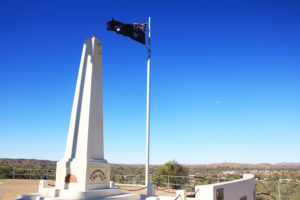 Anzac Hill at Alice Springs, surrounded by hills