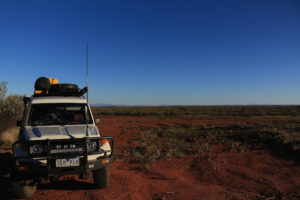 Our first camp spot on the Tanami Track